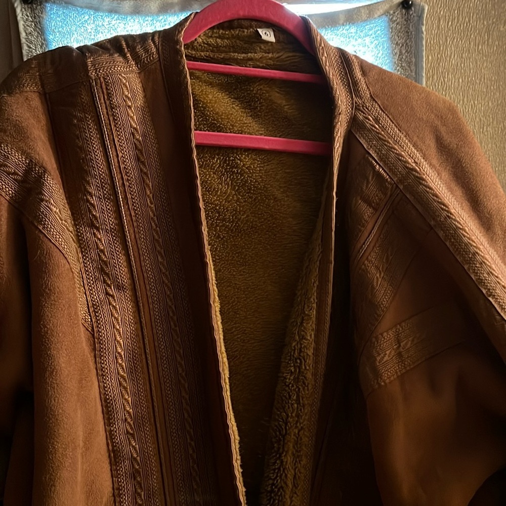Brown Fur lined Robe